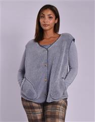 MADE IN ITALY LIGHT BLUE VEST 