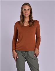 MADE IN ITALY CORAL KNIT TOP 