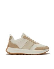 FIT FLOP PLATINO HAZELNUT F-MODE SNAKE GLITTER SNEAKER