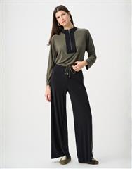JOSEPH RIBKOFF BLACK AVO LDS PANTS 
