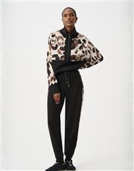 JOSEPH RIBKOFF  BLACK MULTI LDS PANTS