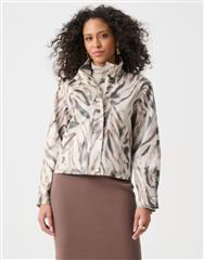 JOSEPH RIBKOFF BEIGE MULTI LDS JACKET
