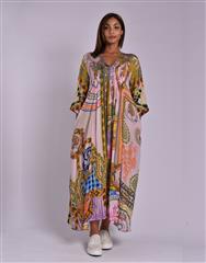 JOLIE OLIVE MULTI ELAINE DRESS 