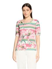BETTY BARCLAY ROSE CREAM  1/2 SLEEVE TOP 