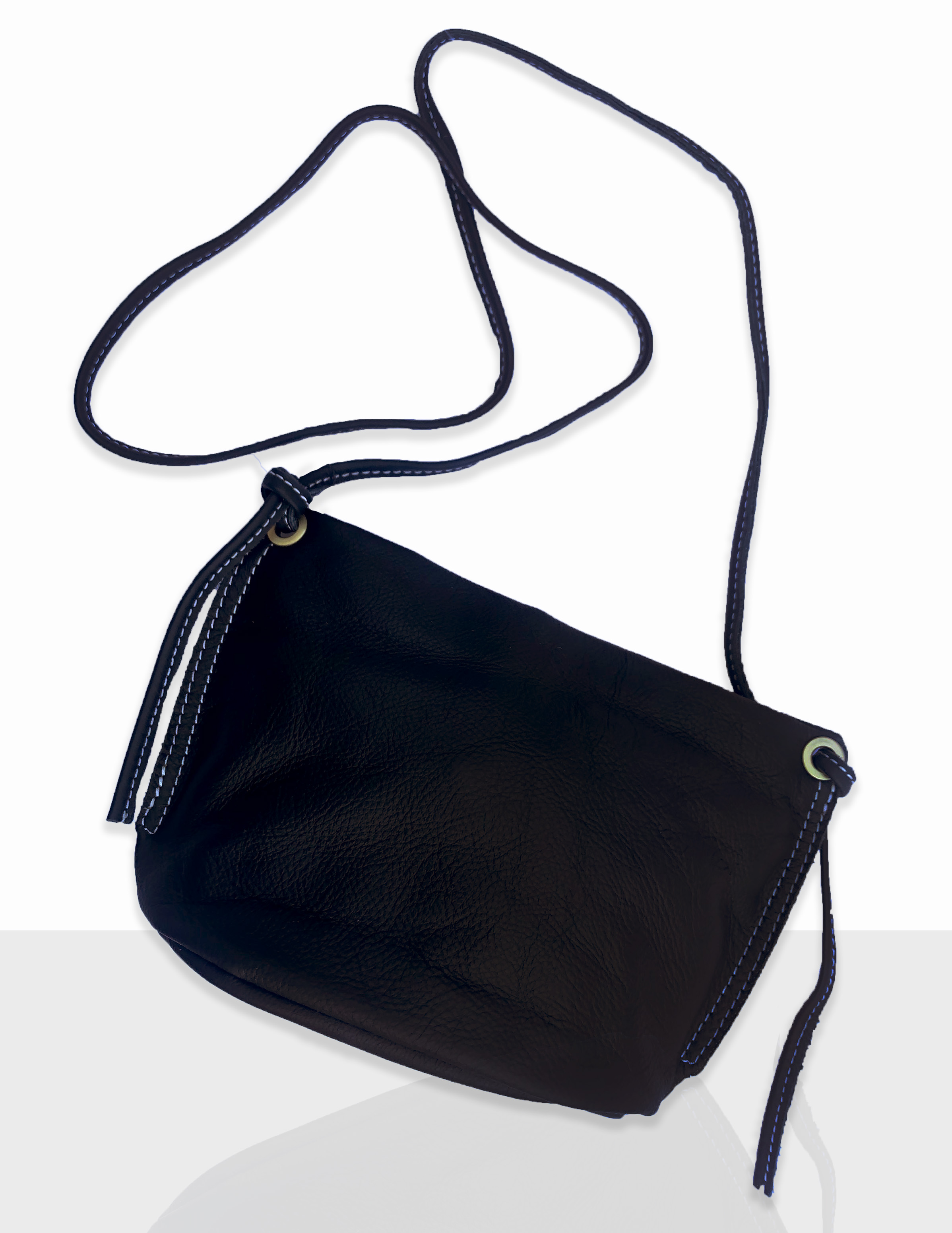 JOLIE LEATHER SMALL SLING POUCH BAG Rosella Style inspired by elegance
