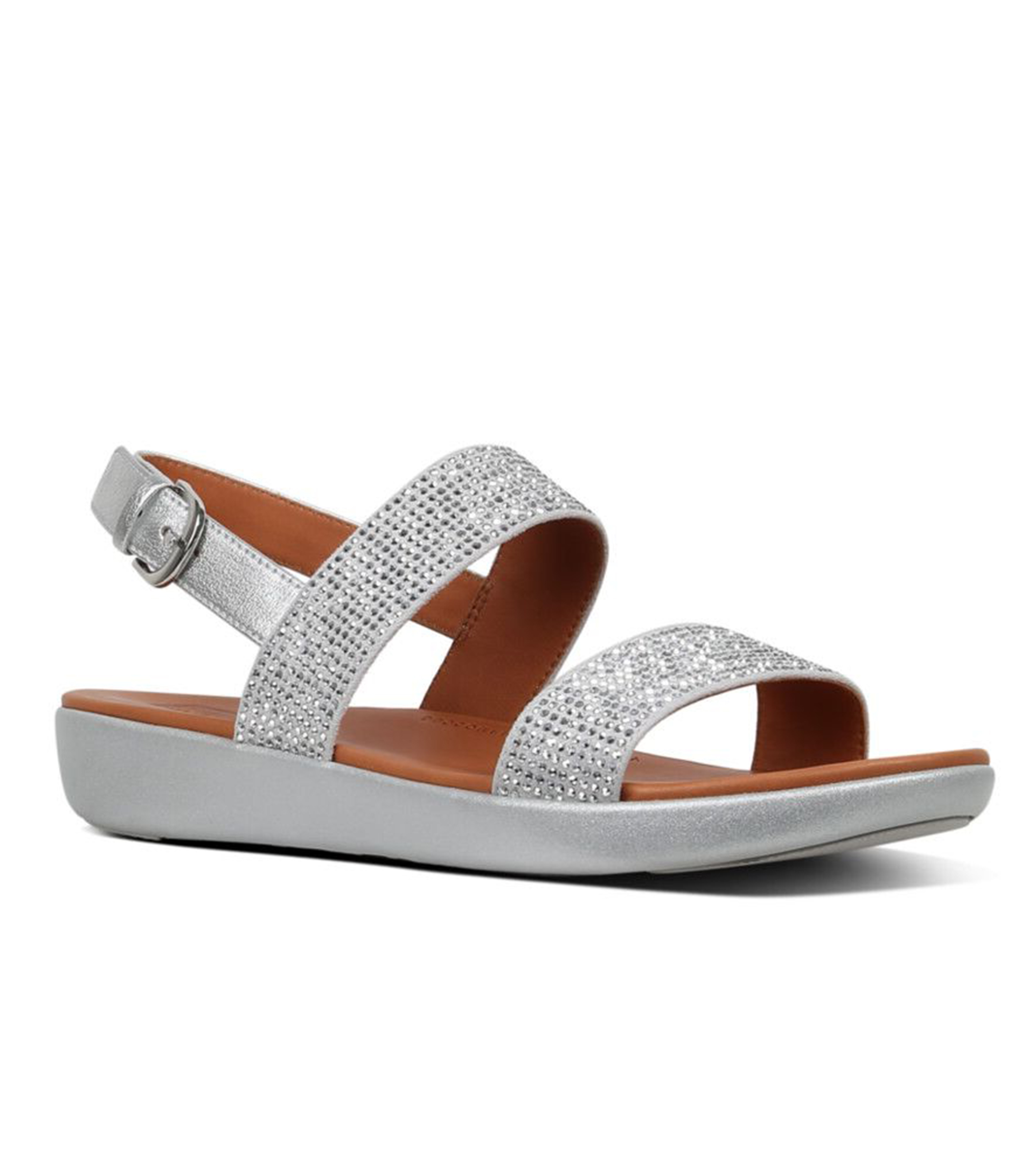 FIT FLOP SILVER BARRA CRYSTALLED SANDAL | Rosella - Style inspired by ...