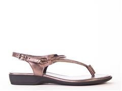 FROGGIE LED METAL LEATHER SHOE STRING THONG SANDAL